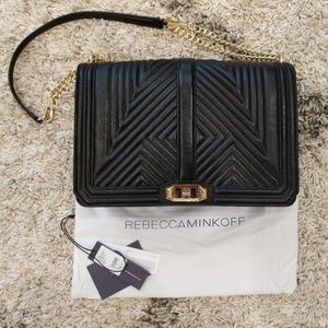 Rebecca Minkoff Geo Quilted Jumbo Love Crossbody